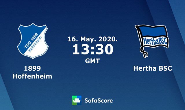 Soi kèo bóng đá 88FUN trận Hoffenheim vs Hertha BSC, 20:30 – 16/05/2020