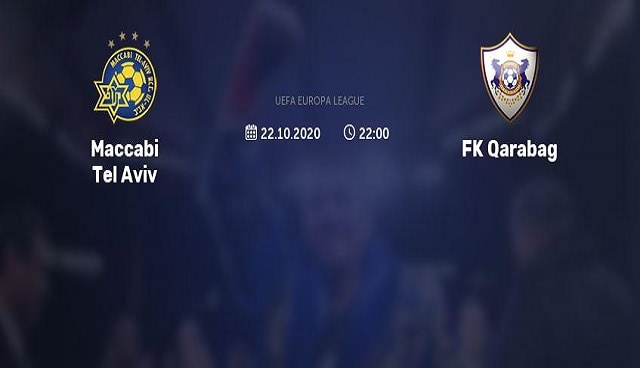 Soi kèo bóng đá 88FUN trận Maccabi Tel Aviv vs Qarabag, 2h00 – 23/10/2020