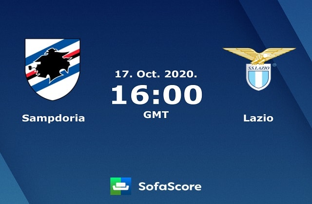 Soi kèo bóng đá 88FUN trận Sampdoria vs Lazio, 23h00 – 17/10/2020