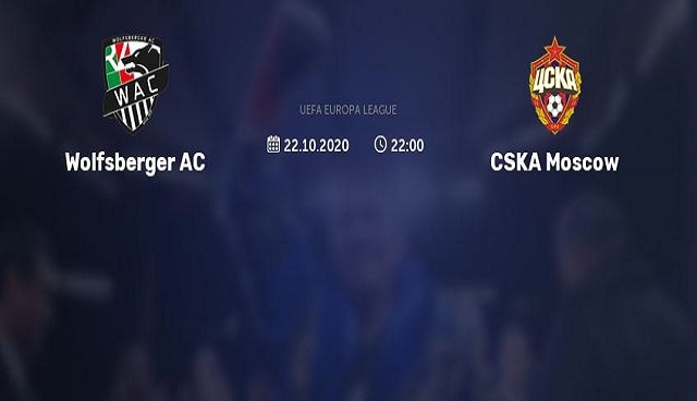 Soi kèo bóng đá 88FUN trận Wolfsberger AC vs CSKA Moscow, 2h00 – 23/10/2020