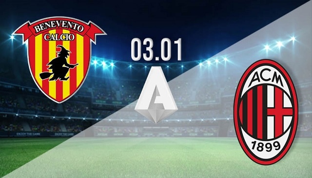 Soi kèo bóng đá 88FUN trận Benevento vs AC Milan, 0:00 – 04/01/2021