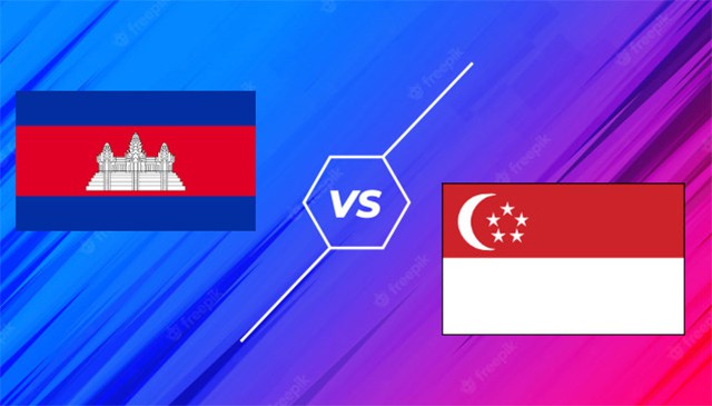 Soi kèo bóng đá 88FUN trận Campuchia vs Singapore, 16:00 - 11/5/2022